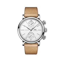 IWC Portofino Chronograph 39 White Dial Watch, 39mm Clearance