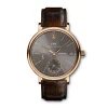 IWC Portofino Hand-Wound Eight Days Brown Dial Watch, 45mm Clearance