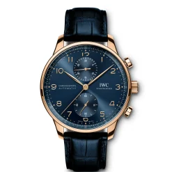 IWC Portugieser Chronograph Blue Dial Watch, 41mm Sale
