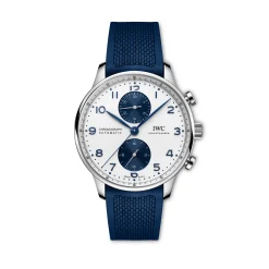 IWC Portugieser Chronograph White Dial Watch, 41mm Outlet