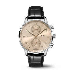 IWC Portugieser Chronograph Beige Dial Watch, 41mm Online