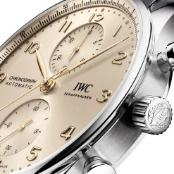 IWC Portugieser Chronograph Beige Dial Watch, 41mm Online