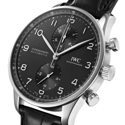 IWC Portugieser Chronograph Black Dial Watch, 41mm Hot