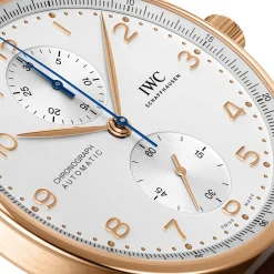 IWC Portugieser Chronograph Silver Dial Watch, 41mm