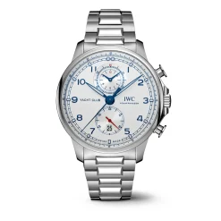 IWC Portugieser Yacht Club Chronograph Silver Dial Watch, 44.6mm Online