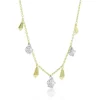 Signature Jade Trau for Ben Bridge Diamond Station Necklace 18K
