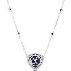 Lapis Lazuli & Black Sapphire Necklace Clearance
