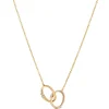 Linked Ring Necklace, 14K Yellow Gold Discount