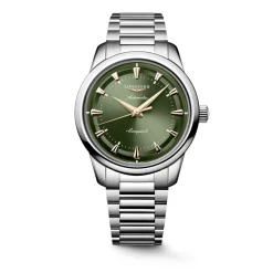 Longines Conquest Heritage Green Dial Watch, 40mm