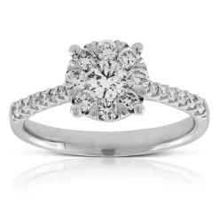 Love Eternal Diamond Engagement Ring 14K Discount
