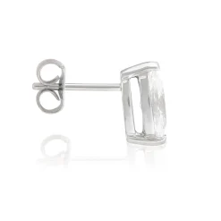 Marquise Diamond Studs, 1 Carat Total Weight, 14K White Gold Hot