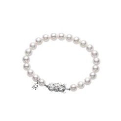 Mikimoto Akoya Cultured Pearl Bracelet, 18K White Gold Online