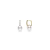 Mikimoto Classic Elegance Akoya Cultured Pearl and Diamond Earrings, 18K Yellow Gold Online
