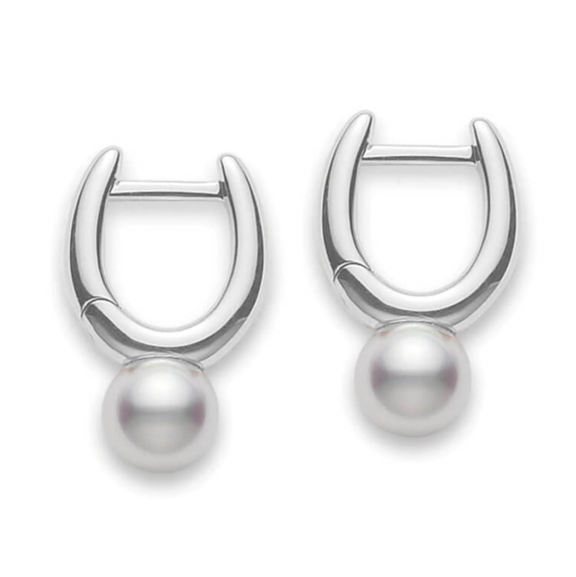Mikimoto Classic Elegance Akoya Cultured Pearl Earrings 18K Outlet