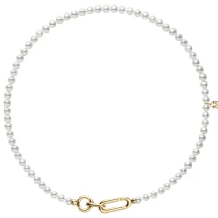 Mikimoto M Code Akoya Cultured Pearl Necklace with 18K Yellow Gold Clasp Sale
