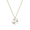Mikimoto Open Circle Triple Akoya Cultured Pearl Necklace 18K Online