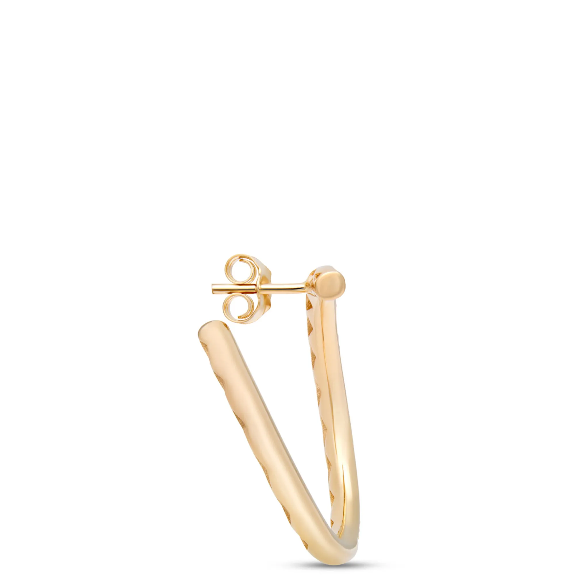 24MM Classic Diamond Hoop Earrings, ⅓ Total Carat Weight, 14K Yellow Gold Discount