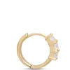 12MM Emerald Cut Diamond Hoops, 1 Total Carat Weight, 14K Yellow Gold Best