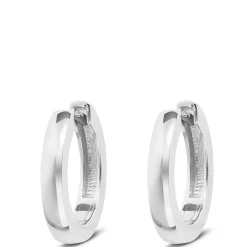 15MM Hinged Hoop Earring in Sterling Silver Hot