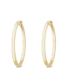 40MM Hoop Earrings 14K Outlet