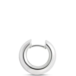 16.5MM Hoop Earrings, Sterling Silver Hot