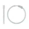 39MM Inside Outside Diamond Hoop Earrings, 14K Yellow Gold Sale