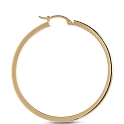 40MM Tube Hoop Earrings, 14K Yellow Gold Online