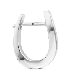 18MM Twisted Hoop Earrings in Sterling Silver New
