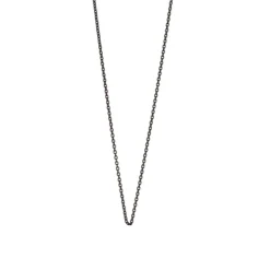 Monica Rich Kosann "Frankie" Delicate Black Steel Chain, Stainless Steel Sale