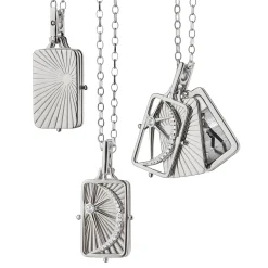 Monica Rich Kosann Sun Moon and Stars Gate Locket, Sterling Silver Sale