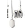 Monica Rich Kosann 20" The "Jane" Locket Necklace, Sterling Silver New