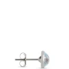 Moonstone Studs, Sterling Silver New