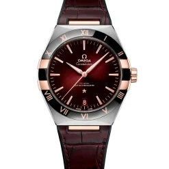 Omega Constellation Red Dial Watch, 41mm Clearance