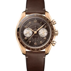 Omega Speedmaster Chronoscope Brown Dial Watch, 43mm Clearance