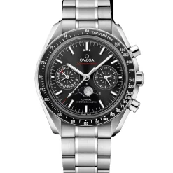 Omega Speedmaster Moonphase Black Dial Watch, 44.25mm Outlet