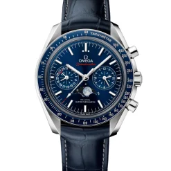 Omega Speedmaster Moonphase Blue Dial Watch, 44.25mm Discount