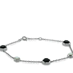Onyx & Mother of Pearl Bracelet Clearance