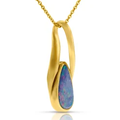 Opal Doublet Pendant 14K Online