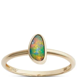 Opal Ring, 14K Yellow Gold Outlet