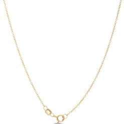 Open Center Circle Pendant with Diamonds, 1 Carat, 14K Yellow Gold Outlet