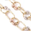 Oval Link Diamond Cut Bracelet, 14K Yellow, White, Rose Gold Outlet