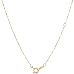 Oval, Marquise and Pear Shaped Diamond Necklace, 14K Yellow Gold