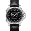 Panerai Luminor Chrono Watch Steel Case Black Dial, 44mm Discount