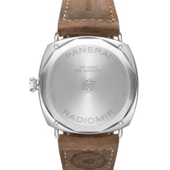 Panerai Radiomir Tre Giorni Watch Beige Dial Brown Leather Strap, 45mm Best