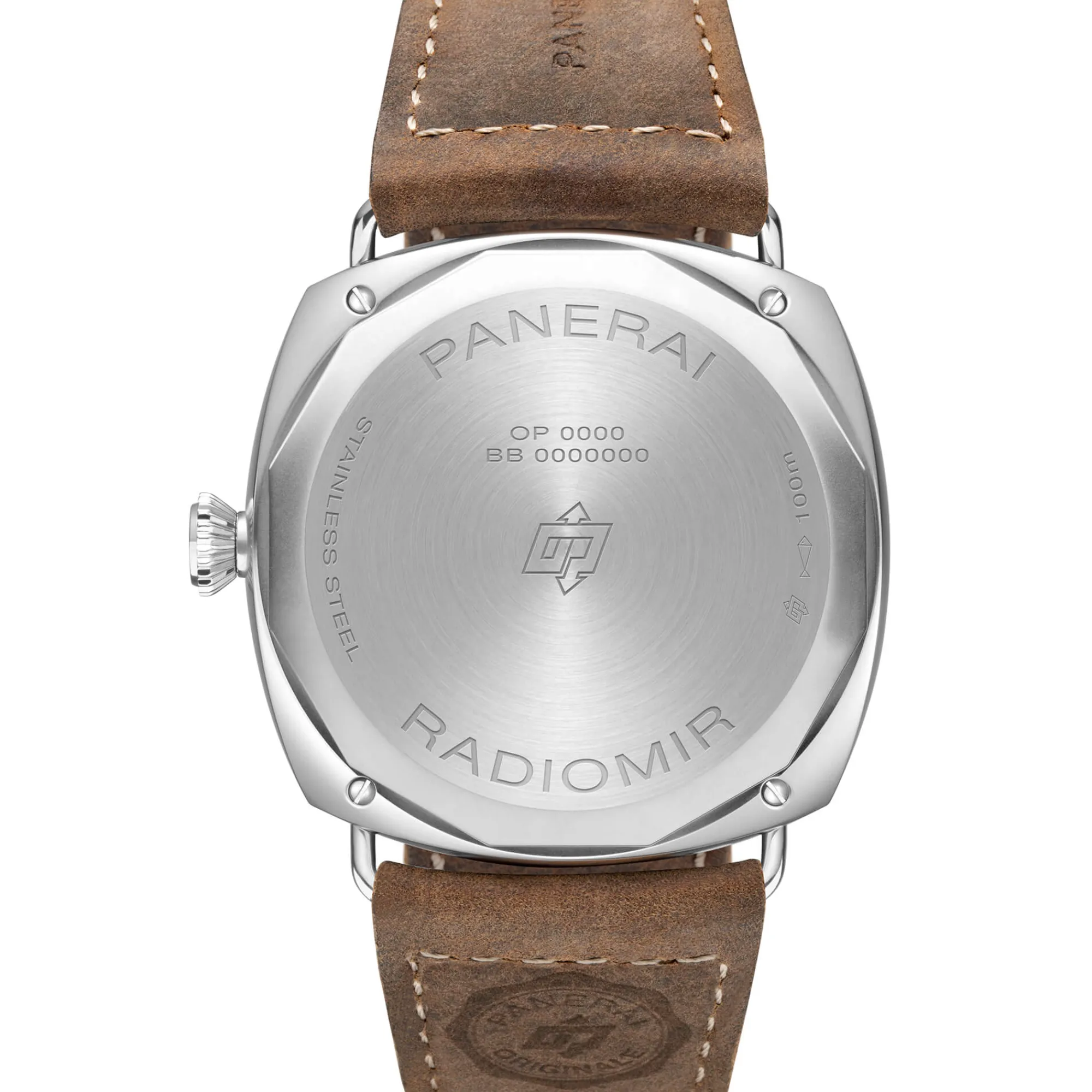 Panerai Radiomir Tre Giorni Watch Beige Dial Brown Leather Strap, 45mm Best
