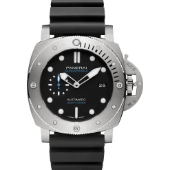 Panerai Submersible Titanio Watch Black Dial, 47MM Discount