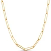 Paperclip Chain Necklace 14K, 18" Discount