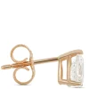 Pear Shape Diamond Studs, ⅔ Carat Total Weight in 14K Yellow Gold Outlet