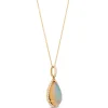 Pear-Shaped Opal and Diamond Pendant Necklace, 14K Yellow Gold Online
