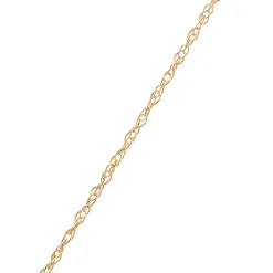 Peridot Pendant Necklace, 0.07 Carat Weight, 14K Yellow Gold